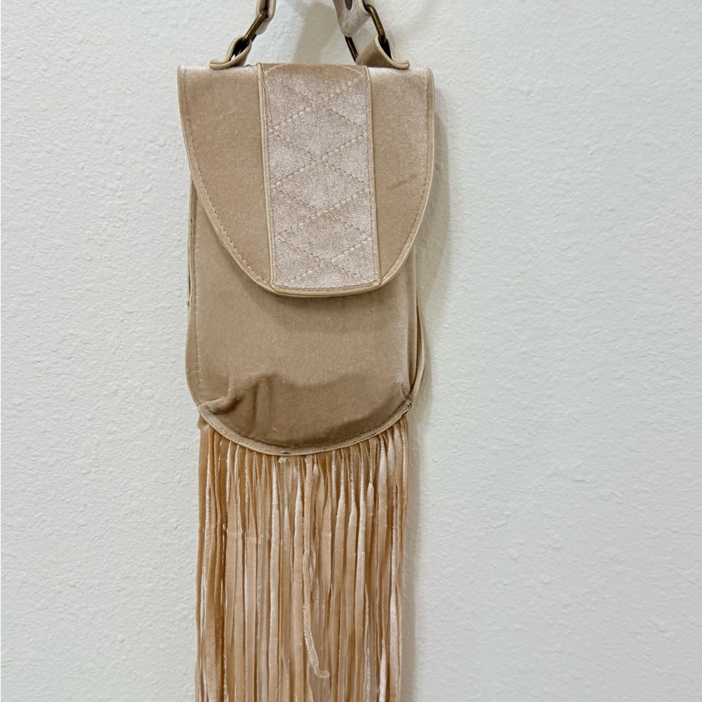 Soft Tan Fringe Women Bag